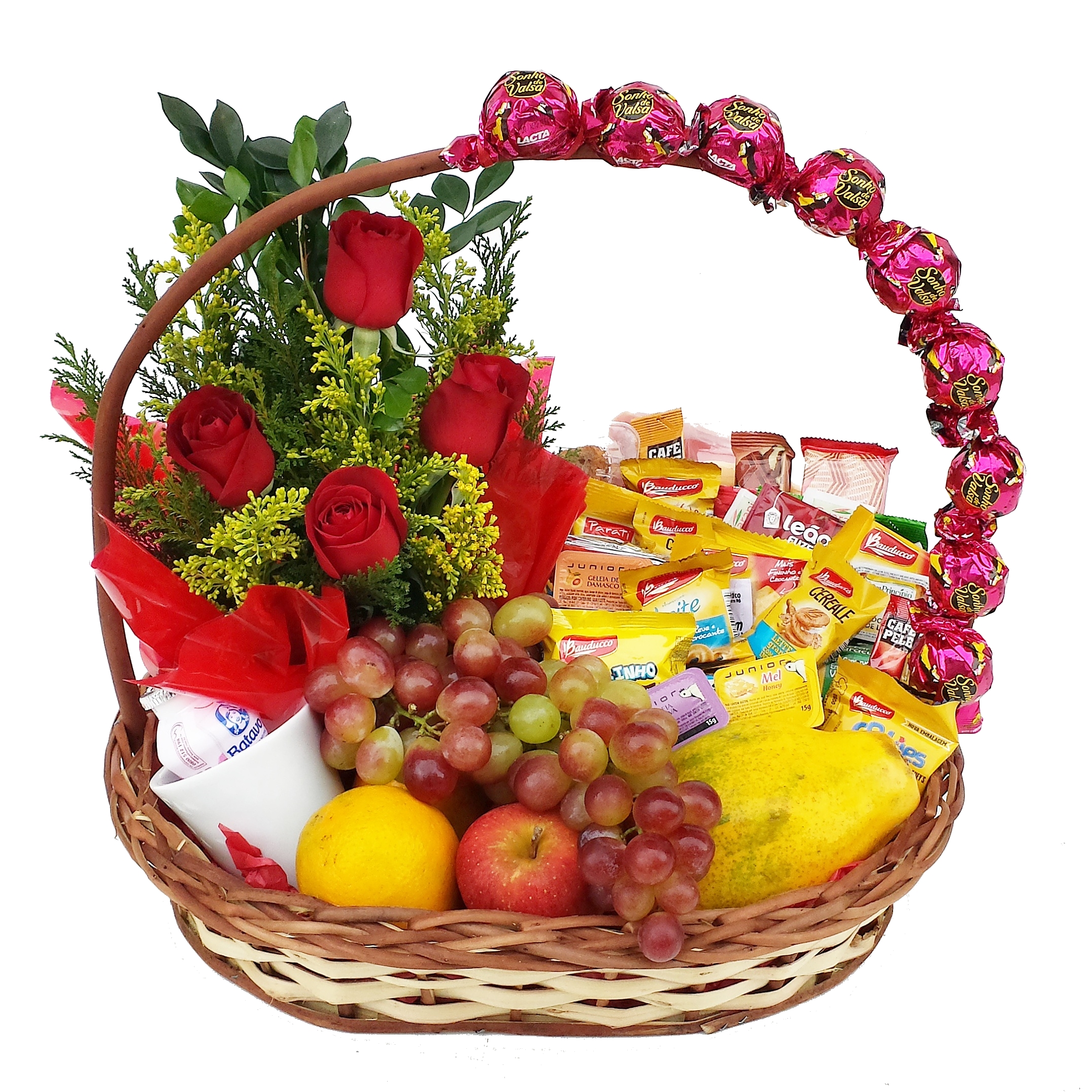 Cesta Café Tradicional com Bombons! Cod. C-097