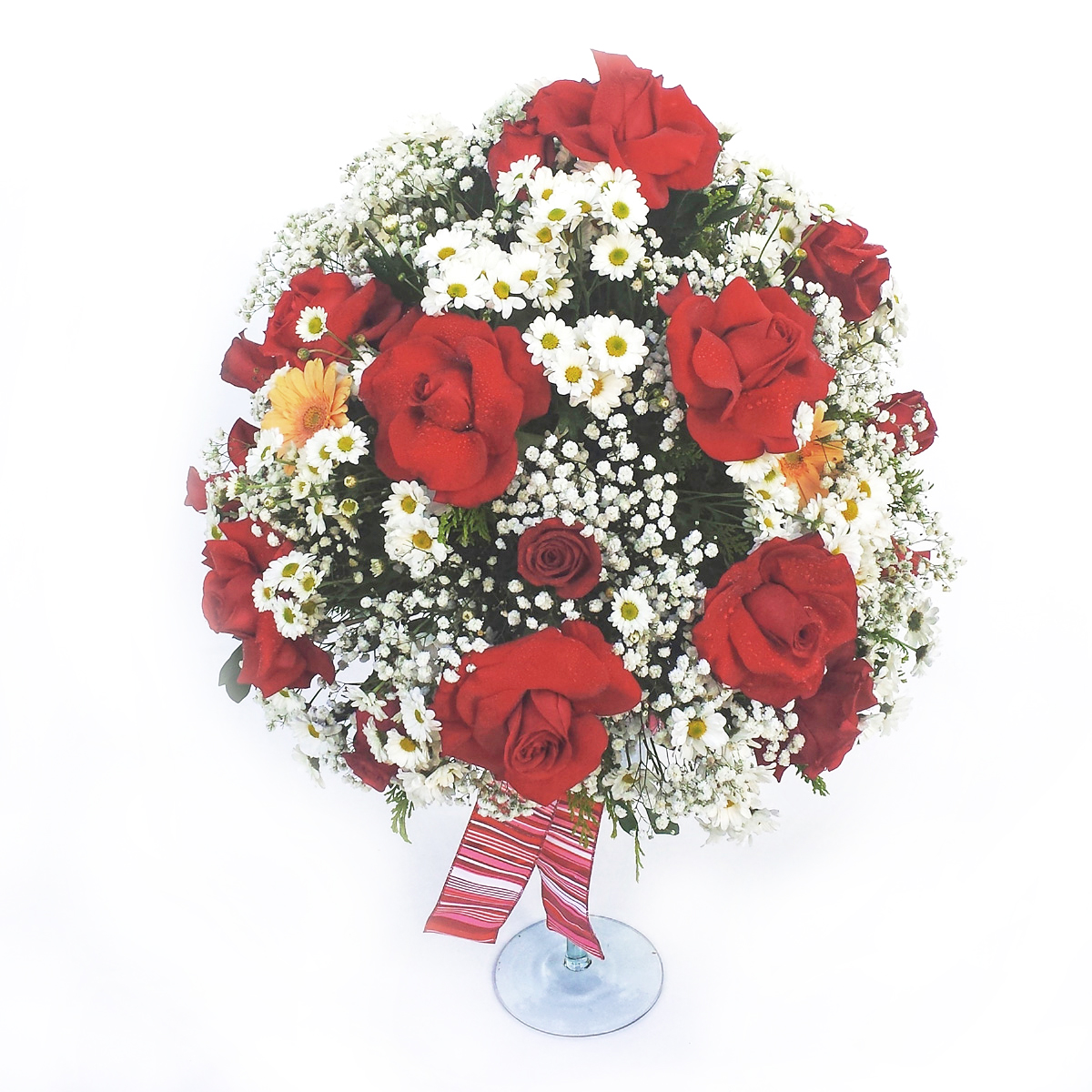 Arranho Bola com Rosas e Margaridinha Cod. D-001
